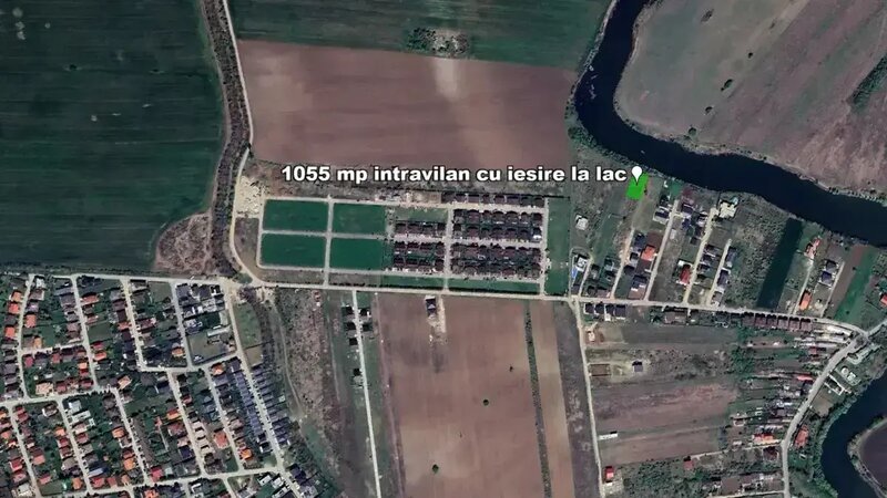Corbeanca Teren Intravilan 1055 mp pe Malul Lacului in Ostratu