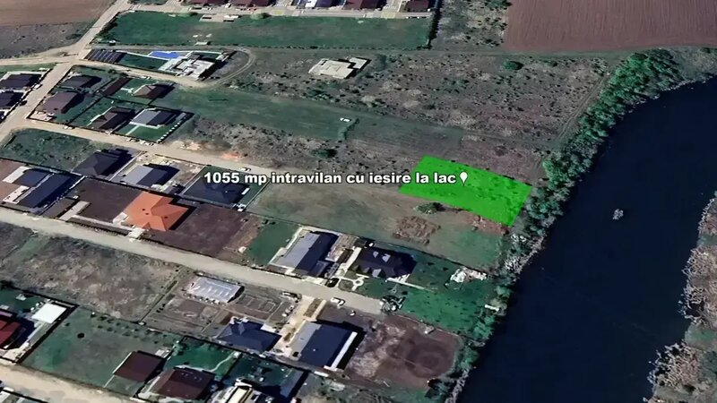 Corbeanca Teren Intravilan 1055 mp pe Malul Lacului in Ostratu
